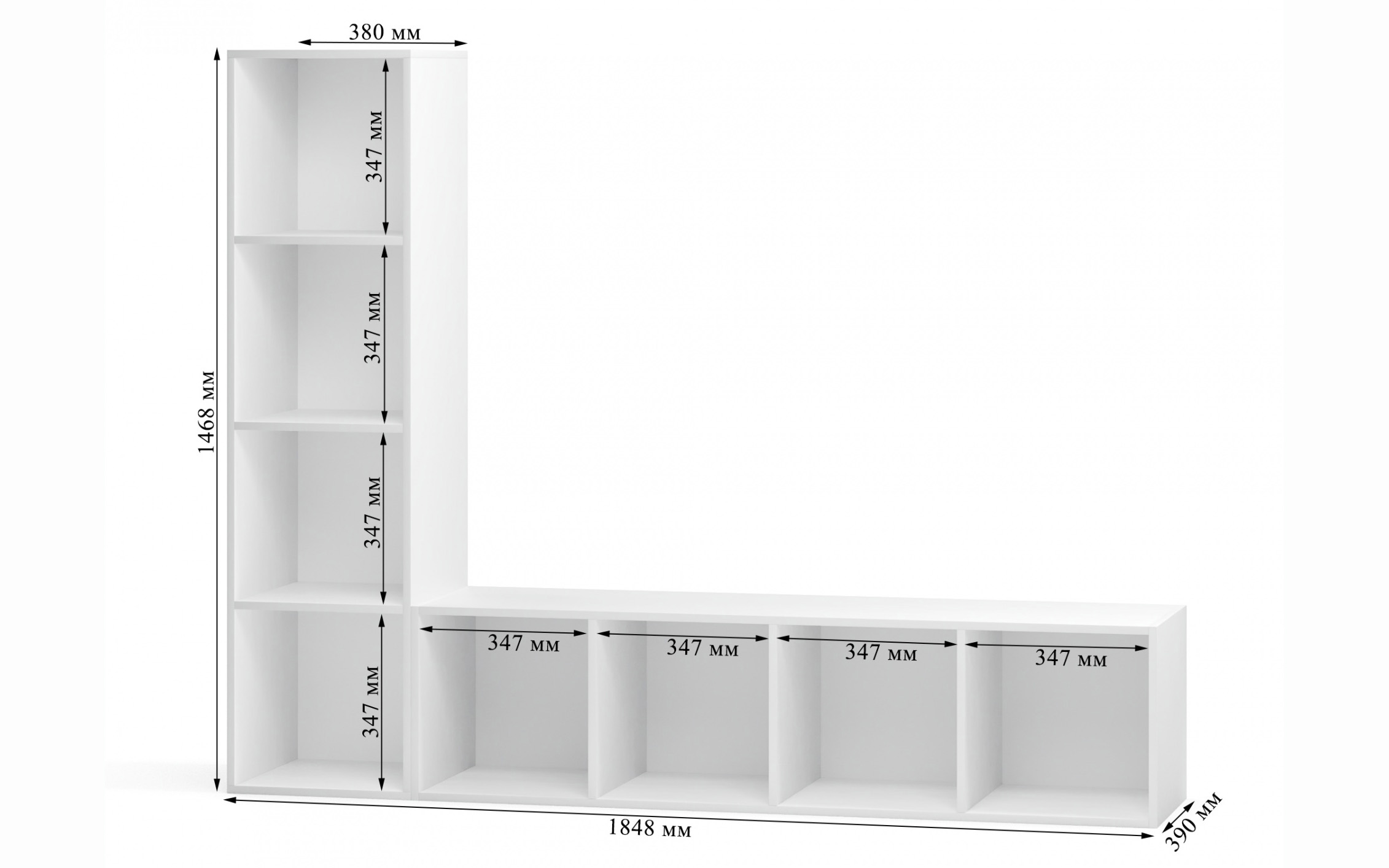 Gupan Стеллаж Билли 25 фото 3